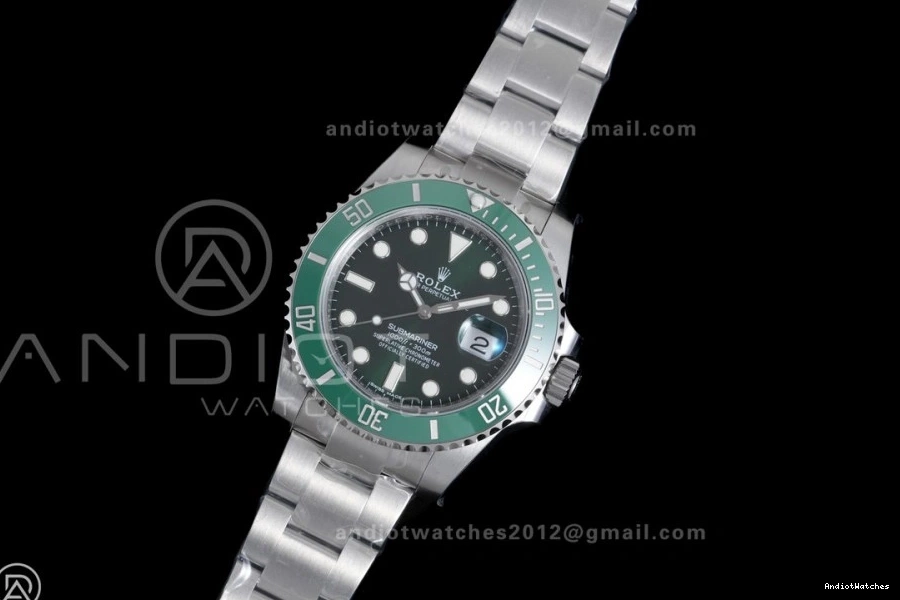 Best Colorful 904L LV VSF Edition Green Submariner Steel Hulk 1:1 116610 1128 Ceramic VS 0720